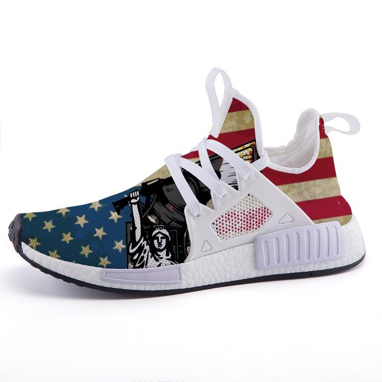 Patriotic 2nd Amendment Liberty American Flag Nomad Shoes