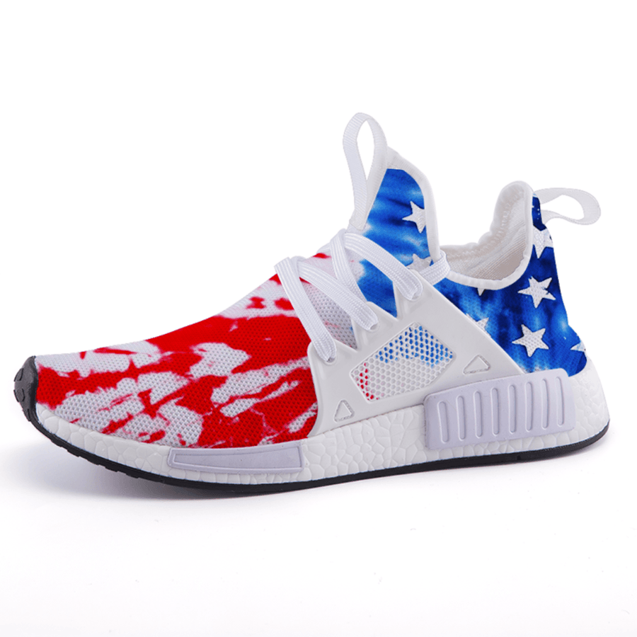 American Freedom Patriotic Flag Stars 4th Of July Nomad Shoes