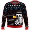 Patriotic Eagle Premium Ugly Christmas Sweater