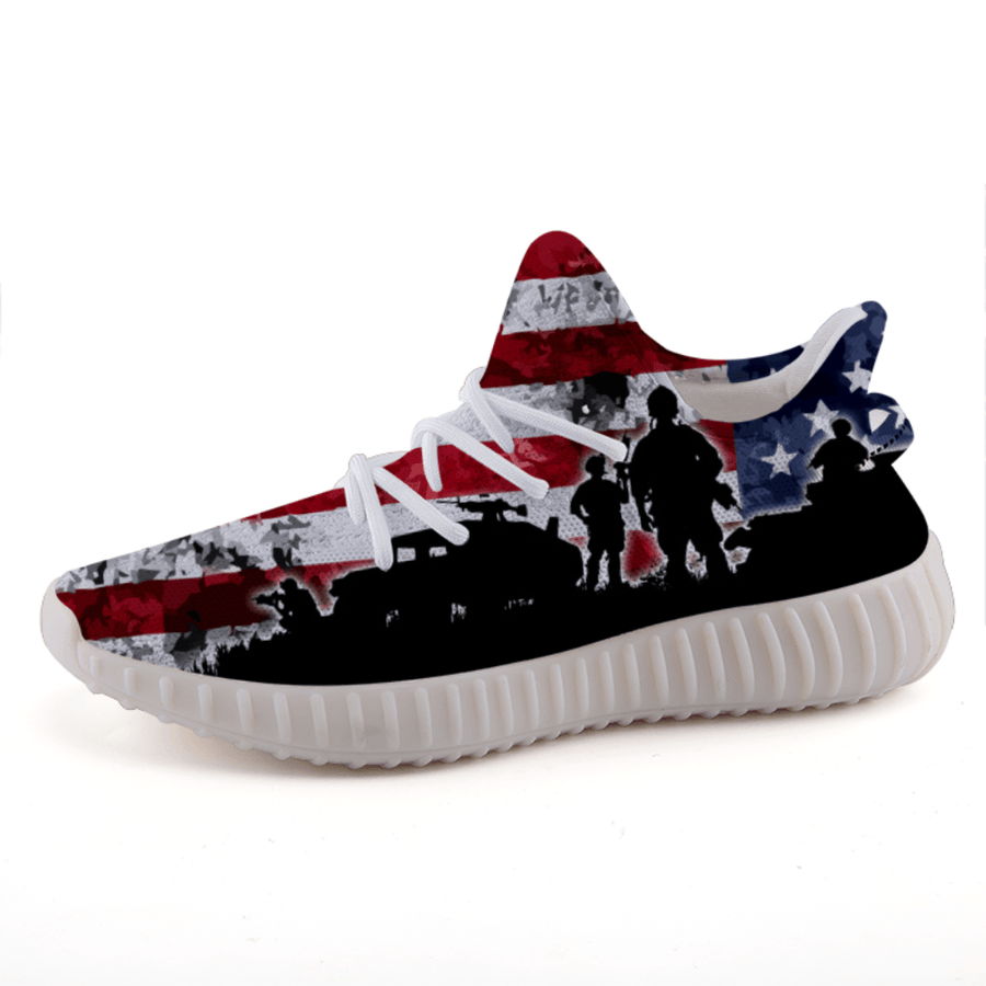 American Flag Military Veteran Patriotic A3 Boost Shoes