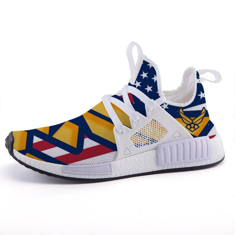 American US Air Force Flag Inspired Veteran Patriot Nomad Shoes