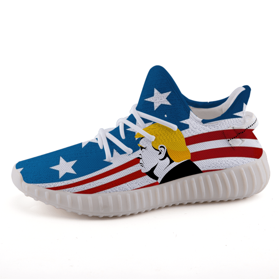 Trump USA Patriotic Stars Stripes 365 Boost A3 Shoes 2020