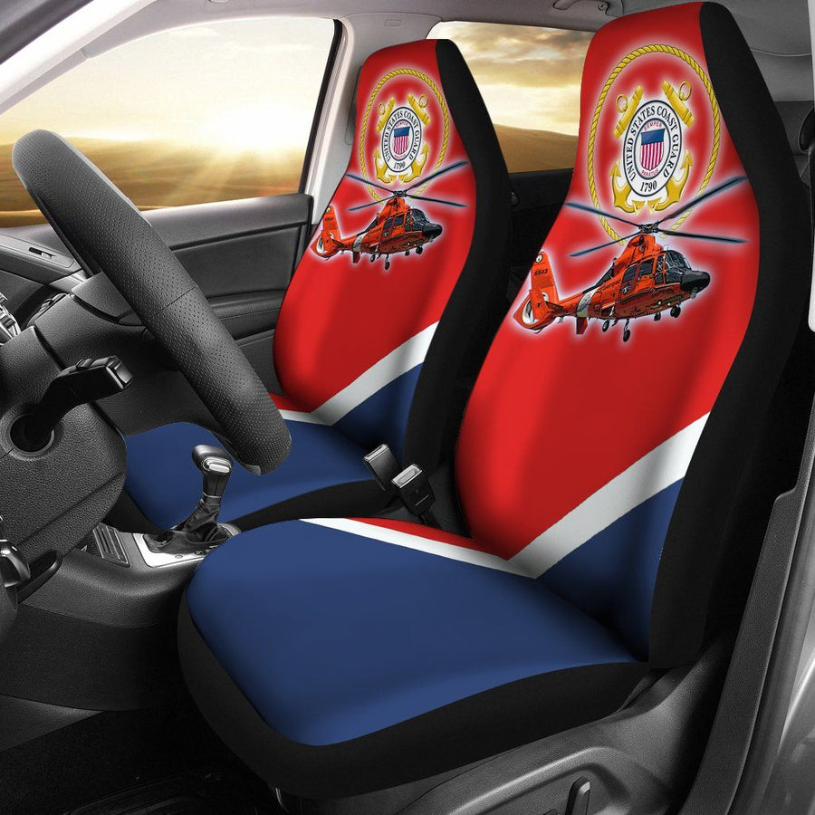 Military Coast Guard Car Seat Covers Set Of 2