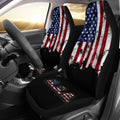 American Flag Military Patriotic Veteran Car Seats Cover