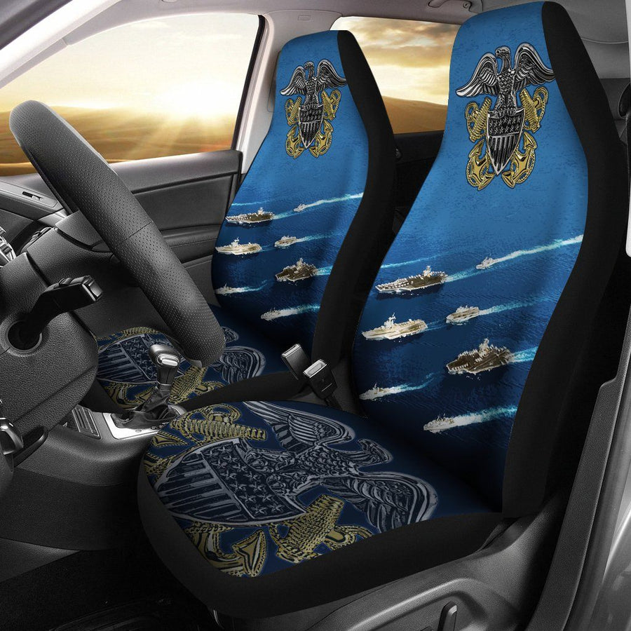 Military Navy Glove Car Seat Covers Set Of 2