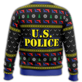 US Police Badge Premium Ugly Christmas Sweater