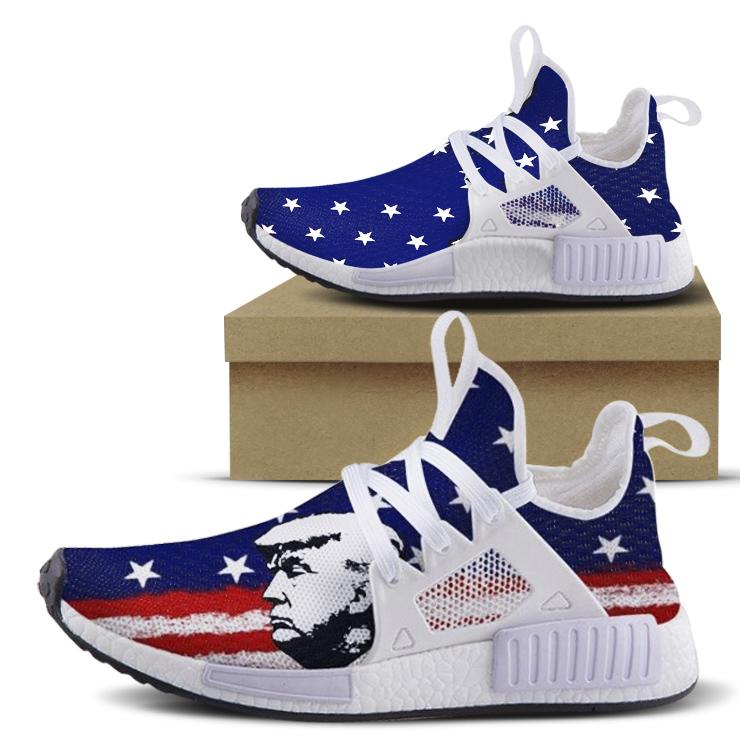 Trump american hot sale flag shoes