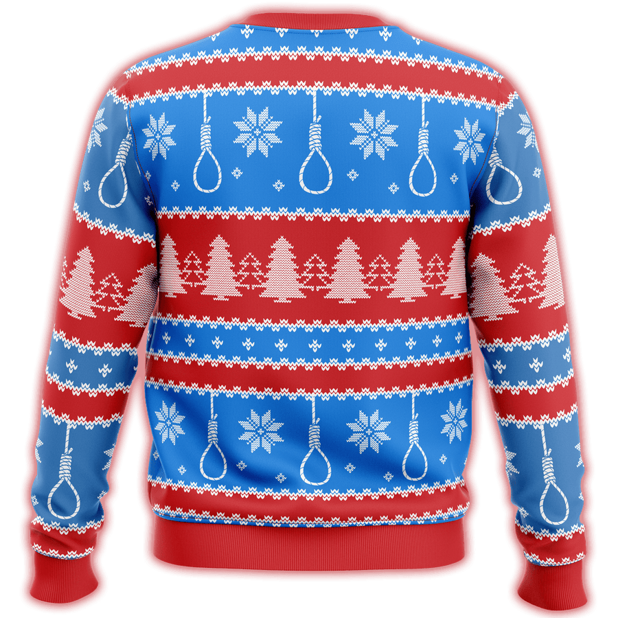 Trump Epstein Didn't Kill Himself Premium Ugly Christmas Sweater