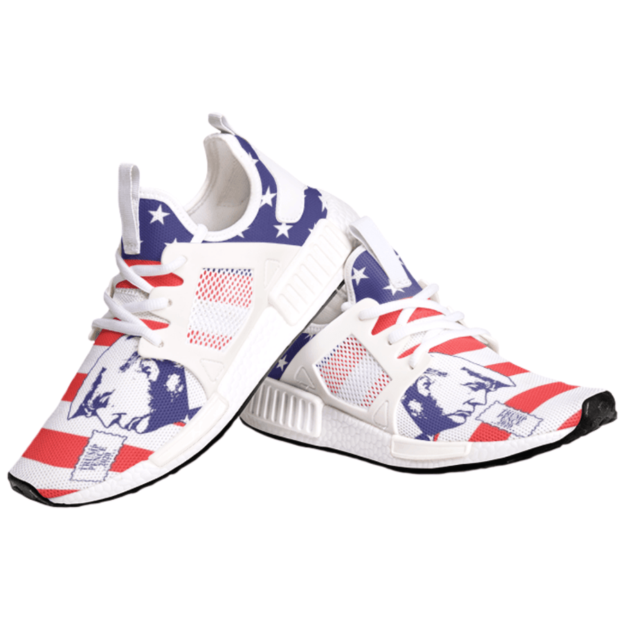 Trump Pence 2020 Patriotic American Flag Nomad Shoes